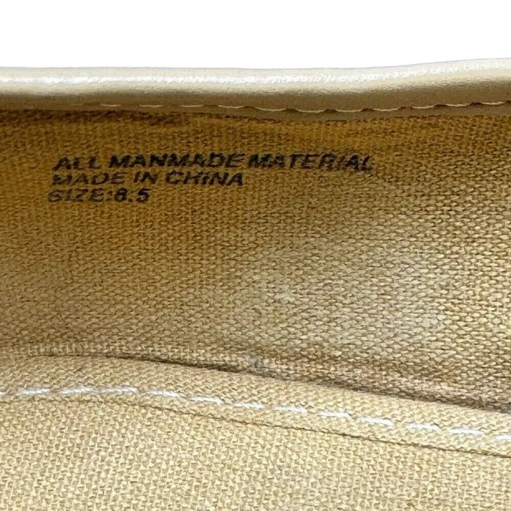 Restricted Valley Girl Sneakers Tan Woven Summer Vacation Women's Size 8.5‎ EUC
